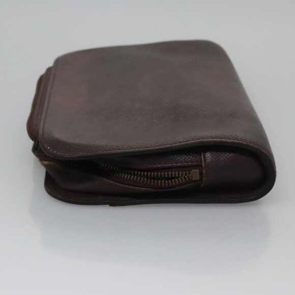 LOUIS VUITTON Taiga Baikal Clutch Bag Acajou M30186 LV Auth ti2637 - Picture 5 of 16